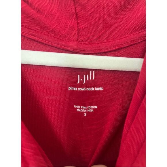 J Jill cowl neck tunic length 100% pima cotton womens long sleeve sweater Small - Picture 3 of 6